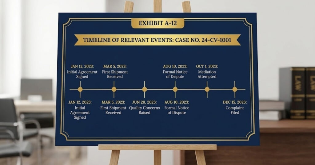 Non-testifying medical consultant building a case timeline from medical records